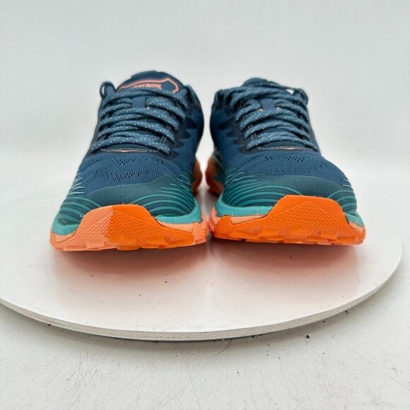 Hoka One One Torrent 2 Women Size 7 1110497-RTCN Real Teal Cantaloupe Shoes - Picture 2 of 11